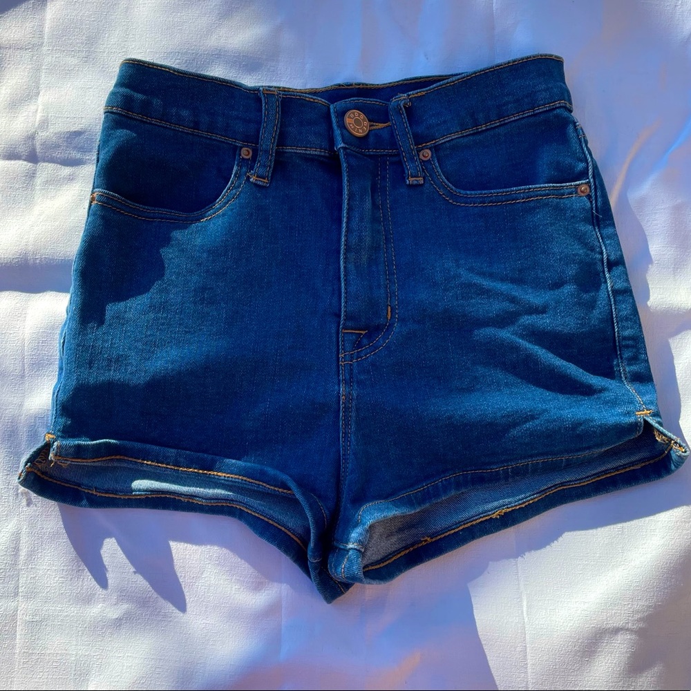 BDG Katie Super High Rise Jean Shorts 25 Cheeky